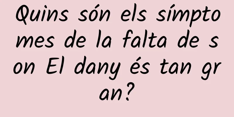 Quins són els símptomes de la falta de son El dany és tan gran?