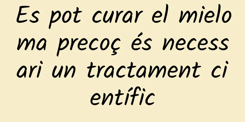 Es pot curar el mieloma precoç és necessari un tractament científic