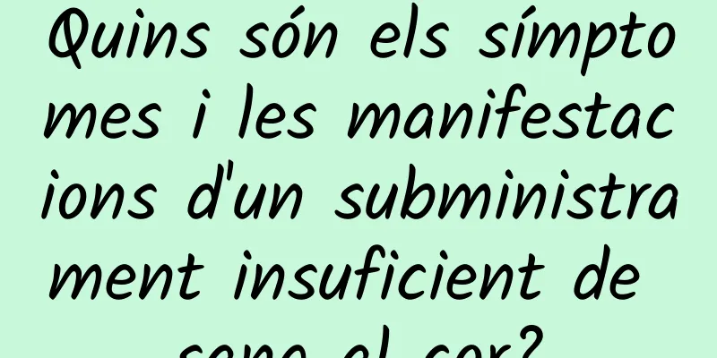 Quins són els símptomes i les manifestacions d'un subministrament insuficient de sang al cor?