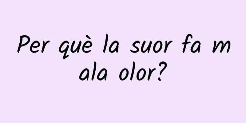 Per què la suor fa mala olor?