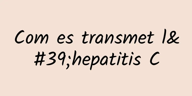 Com es transmet l'hepatitis C