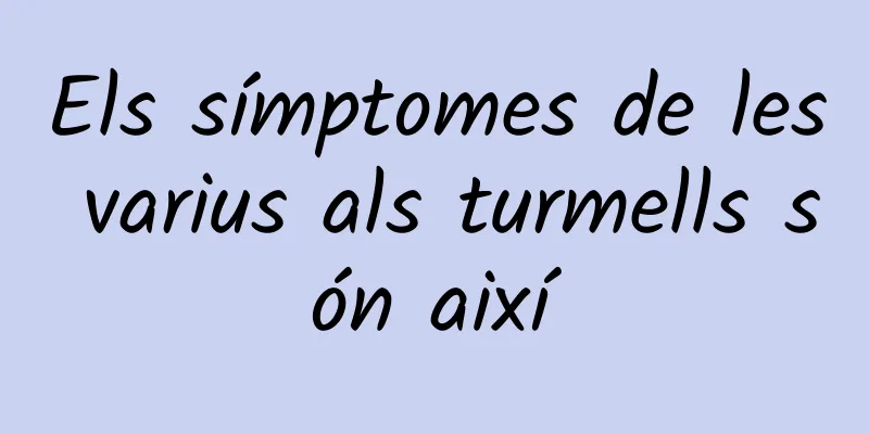 Els símptomes de les varius als turmells són així