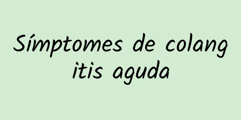 Símptomes de colangitis aguda