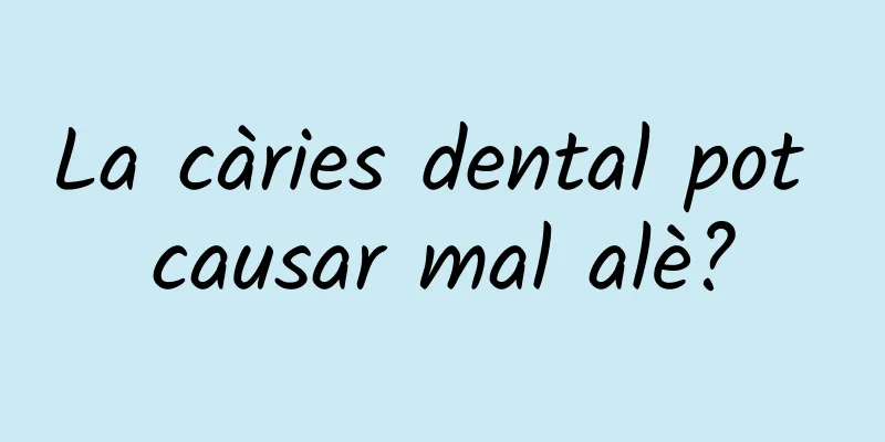 La càries dental pot causar mal alè?