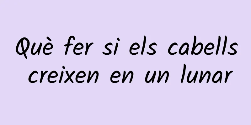 Què fer si els cabells creixen en un lunar