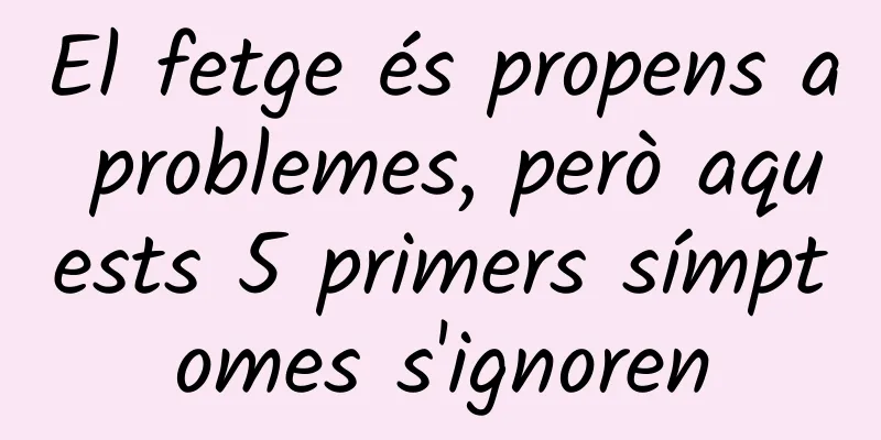 El fetge és propens a problemes, però aquests 5 primers símptomes s'ignoren