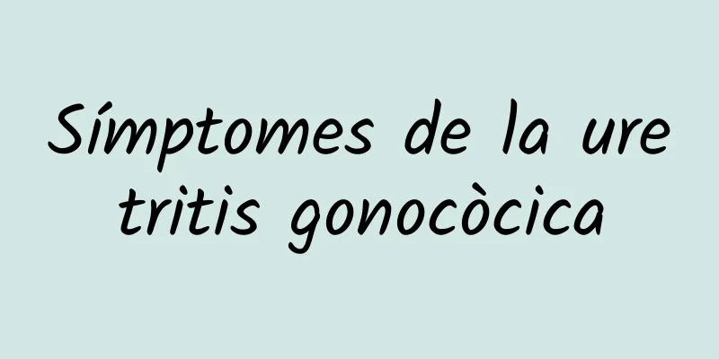 Símptomes de la uretritis gonocòcica
