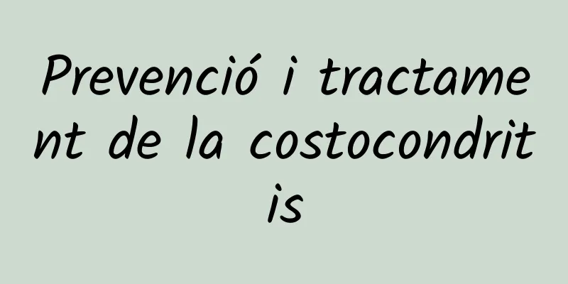 Prevenció i tractament de la costocondritis