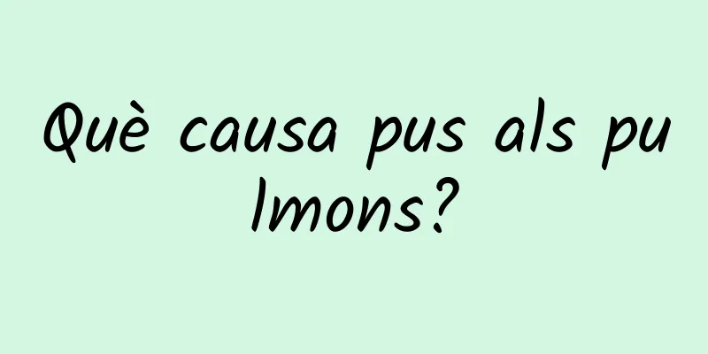 Què causa pus als pulmons?