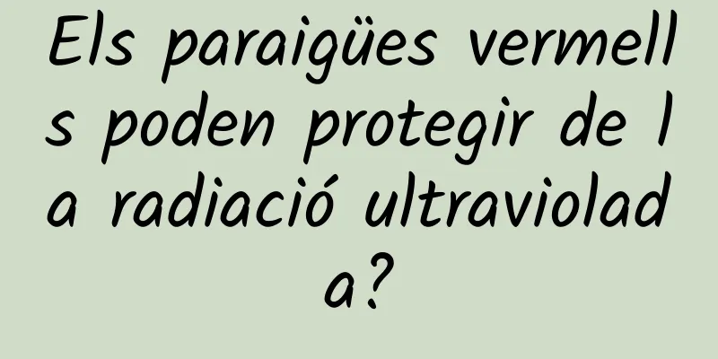 Els paraigües vermells poden protegir de la radiació ultraviolada?