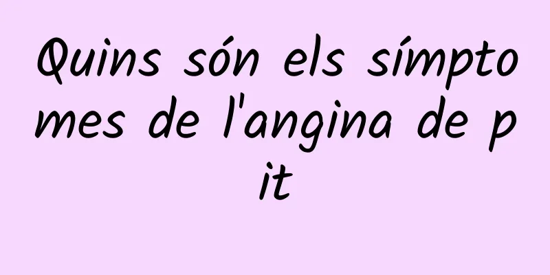 Quins són els símptomes de l'angina de pit