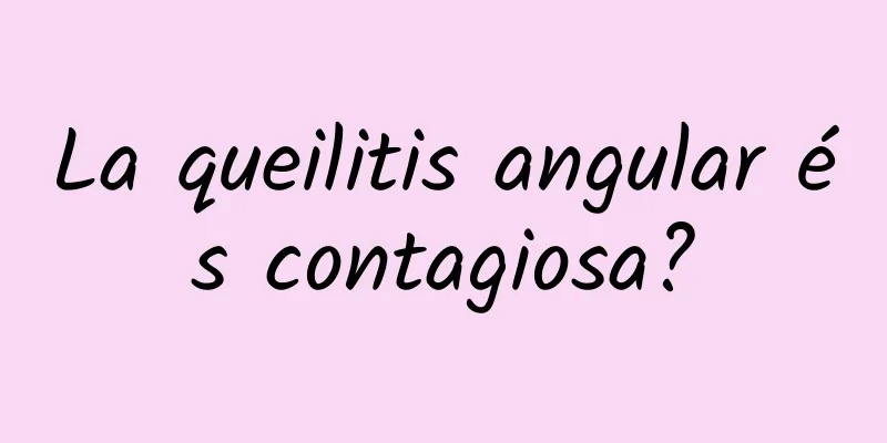 La queilitis angular és contagiosa?