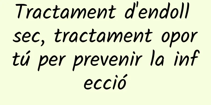 Tractament d'endoll sec, tractament oportú per prevenir la infecció