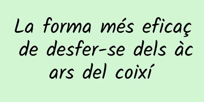 La forma més eficaç de desfer-se dels àcars del coixí