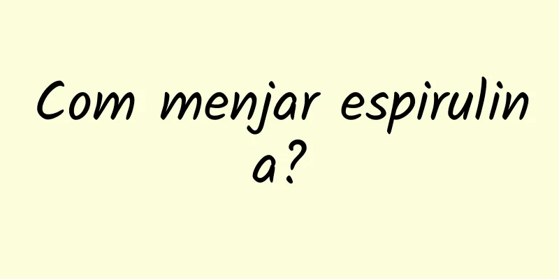 Com menjar espirulina?