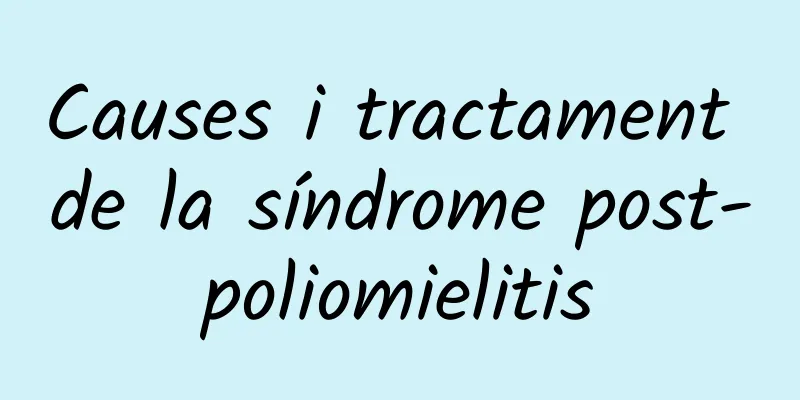 Causes i tractament de la síndrome post-poliomielitis