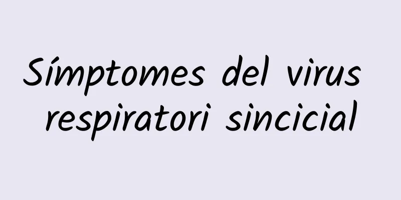 Símptomes del virus respiratori sincicial
