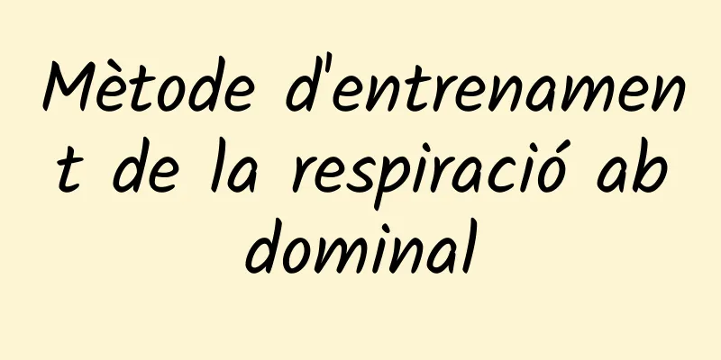 Mètode d'entrenament de la respiració abdominal