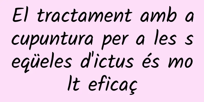 El tractament amb acupuntura per a les seqüeles d'ictus és molt eficaç