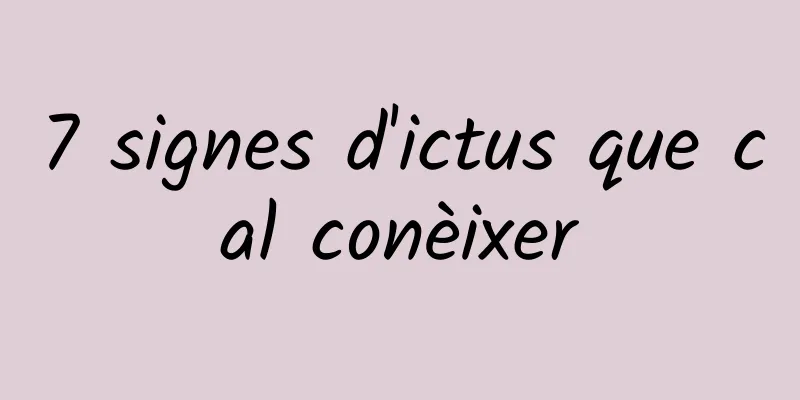 7 signes d'ictus que cal conèixer