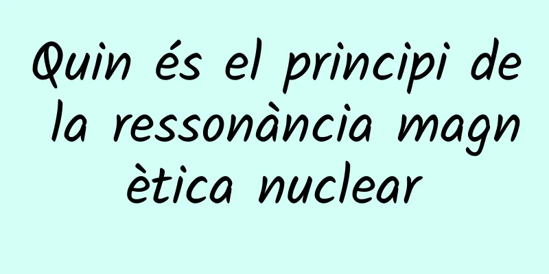 Quin és el principi de la ressonància magnètica nuclear