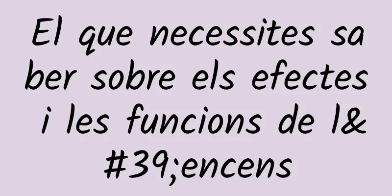 El que necessites saber sobre els efectes i les funcions de l'encens