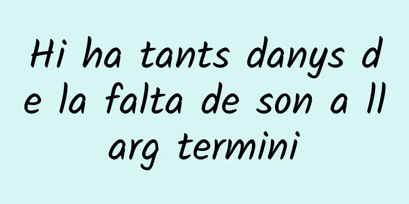 Hi ha tants danys de la falta de son a llarg termini