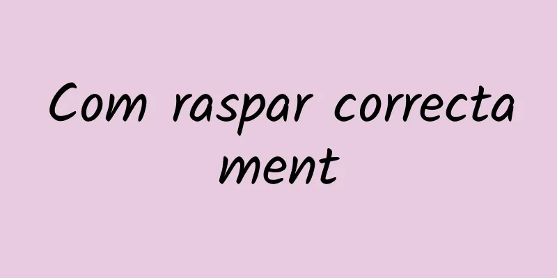 Com raspar correctament