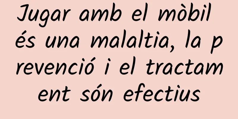 Jugar amb el mòbil és una malaltia, la prevenció i el tractament són efectius