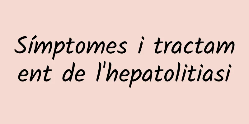 Símptomes i tractament de l'hepatolitiasi
