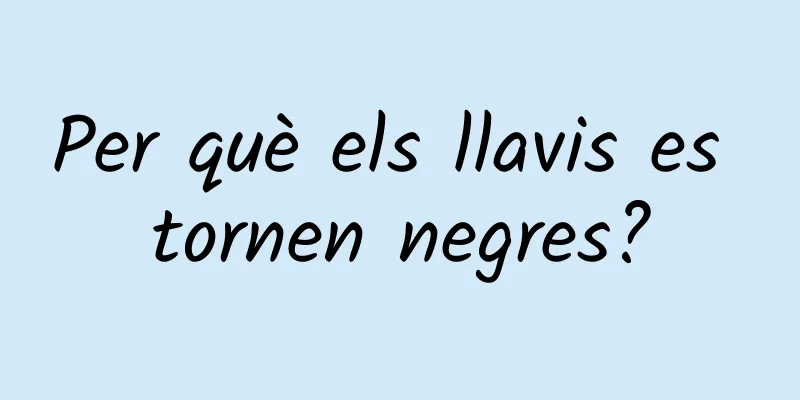Per què els llavis es tornen negres?