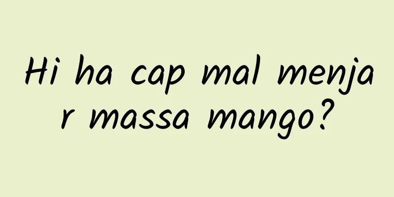 Hi ha cap mal menjar massa mango?