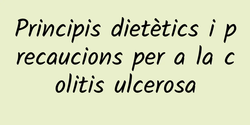 Principis dietètics i precaucions per a la colitis ulcerosa
