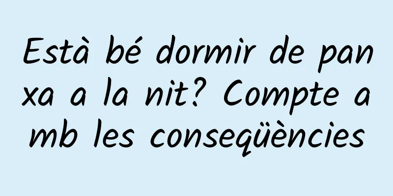 Està bé dormir de panxa a la nit? Compte amb les conseqüències