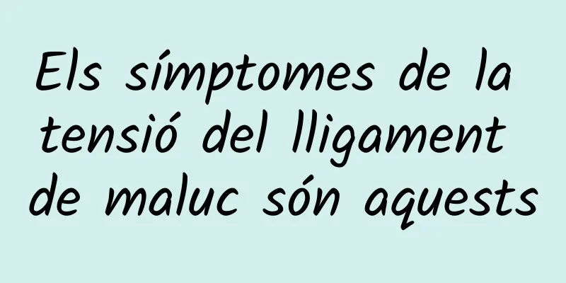 Els símptomes de la tensió del lligament de maluc són aquests
