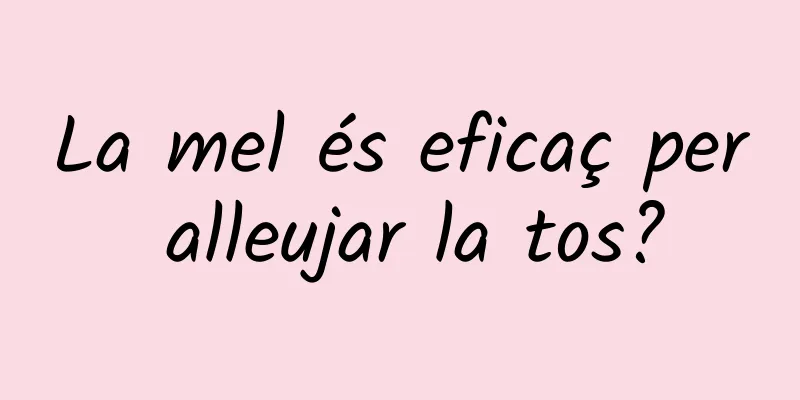 La mel és eficaç per alleujar la tos?
