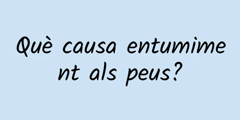 Què causa entumiment als peus?