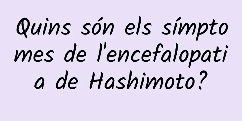Quins són els símptomes de l'encefalopatia de Hashimoto?