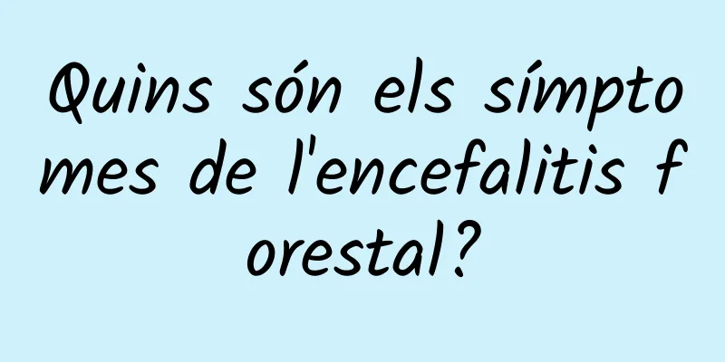 Quins són els símptomes de l'encefalitis forestal?
