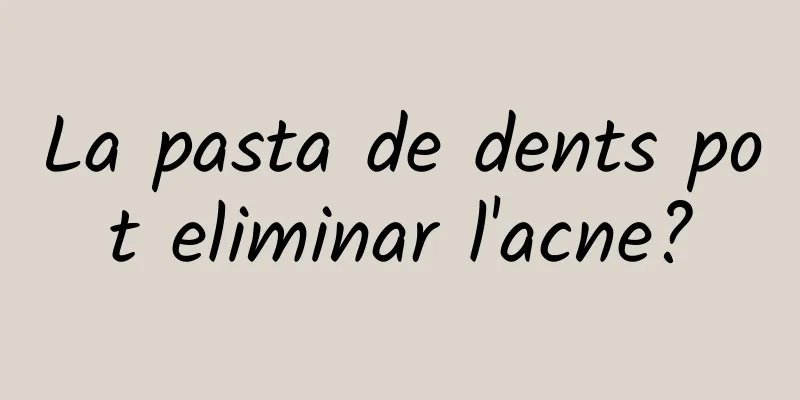 La pasta de dents pot eliminar l'acne?