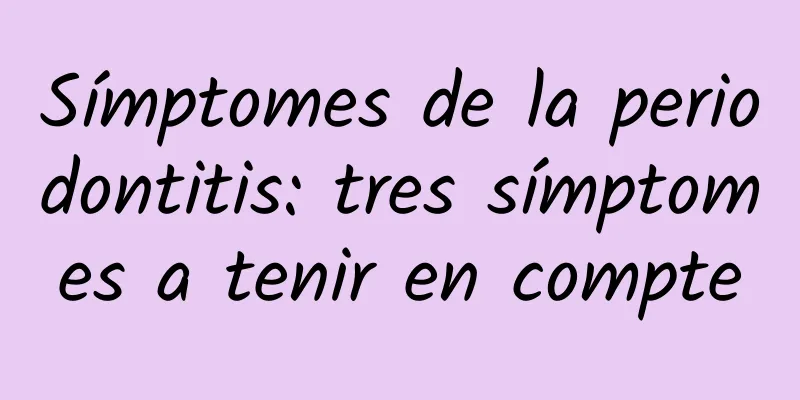 Símptomes de la periodontitis: tres símptomes a tenir en compte
