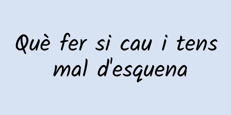 Què fer si cau i tens mal d'esquena