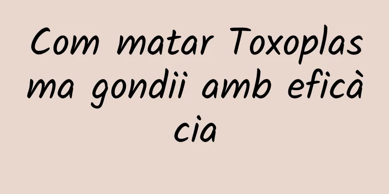 Com matar Toxoplasma gondii amb eficàcia