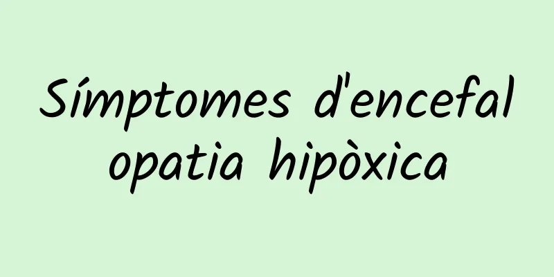 Símptomes d'encefalopatia hipòxica