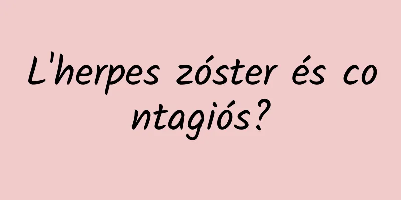 L'herpes zóster és contagiós?