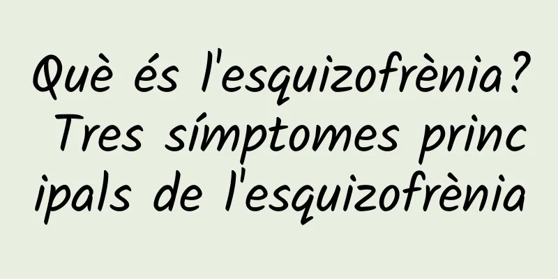 Què és l'esquizofrènia? Tres símptomes principals de l'esquizofrènia