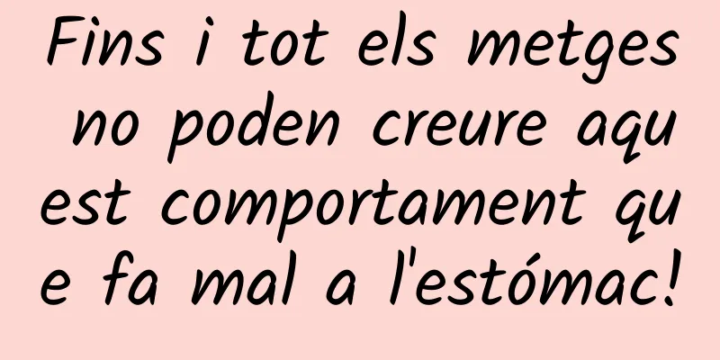Fins i tot els metges no poden creure aquest comportament que fa mal a l'estómac!