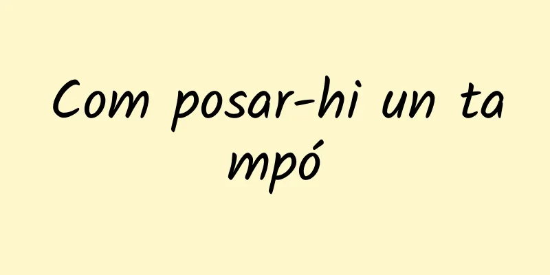 Com posar-hi un tampó