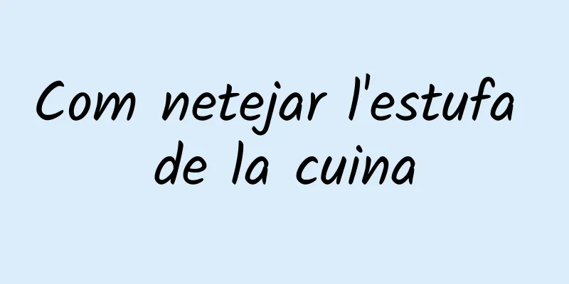 Com netejar l'estufa de la cuina