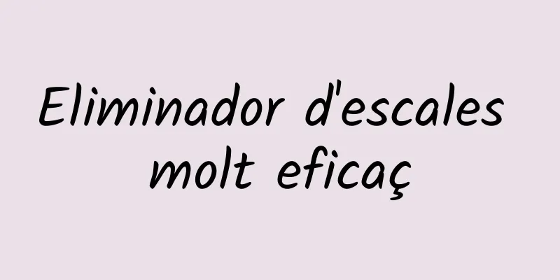 Eliminador d'escales molt eficaç